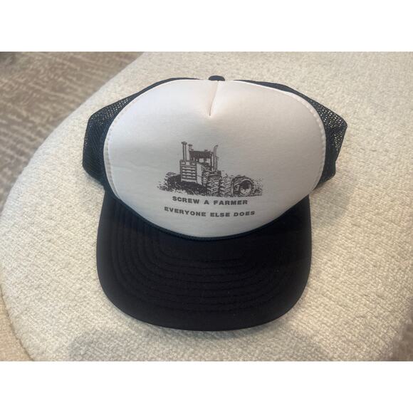 S*!ew a Farmer Trucker Hat Vintage - Picture 1 of 4